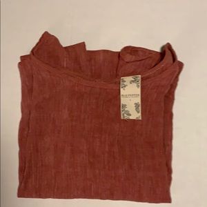 Blue pepper flowy top